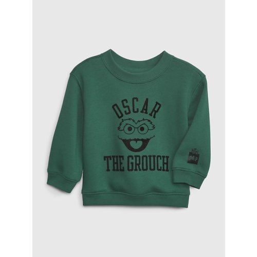 babyGap | Sesame Street Graphic Sweatshirt in bistro green, size: 12-18 M