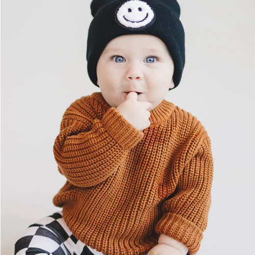 Chunky Knit Sweater | Rust