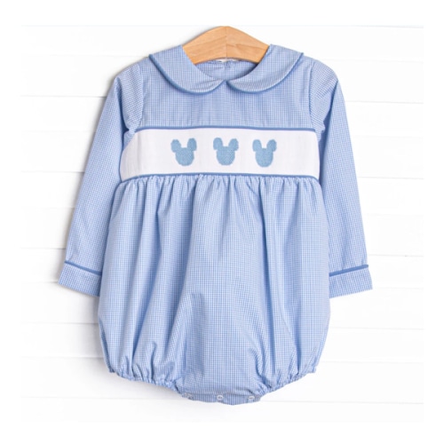 Palace Pastels Smocked Bubble, Blue – Stitchy Fish