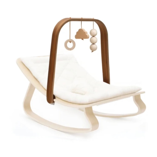 Activity Arch with Toys for Levo Baby Bouncer | Walnut