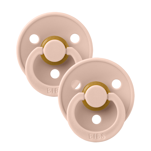 BIBS Colour 2 Pack - Blush/Blush Pacifiers – Bibsworld store US