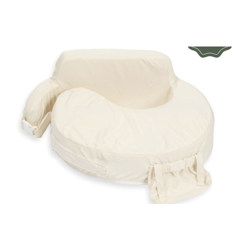 Super Deluxe Oat Nursing Pillow with 100% Organic Cotton Cover