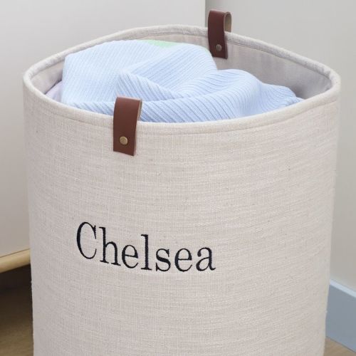 Slub Cotton Laundry Hamper