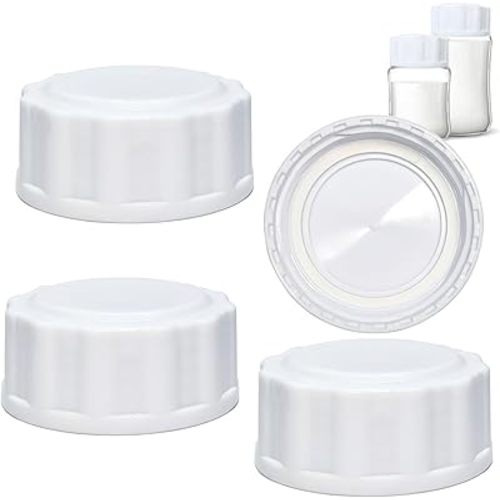 Travel and Storage Bottle Caps Compatible for Philips Avent Baby Bottles, Bottle Lids Replacement, 4 Count