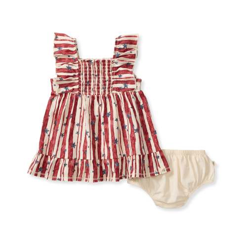 Stars & Stripes Organic Cotton Dress – Burt's Bees Baby