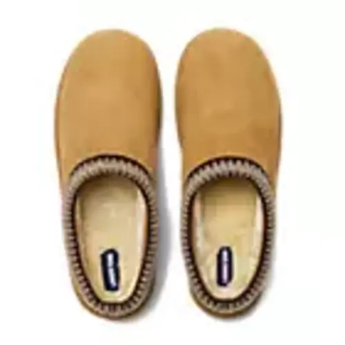 Men's Suede Hearth Slippers | Lands' End