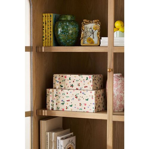 Keepsake Boxes, Set of 2 - Camille Fabric Print