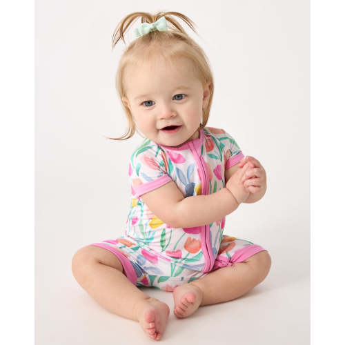Garden Hop Shorty Zippy | Little Sleepies