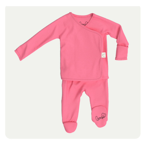 Footie - Pinky Promise – Bonsie Skin to Skin Babywear
