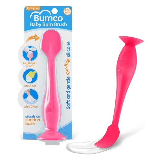 Bumco Diaper Cream Spatula - BPA-Free Diaper Bag Essentials, Soft Butt Spatula Baby, Mom-Invented Butt Paste Spatula, Bumco Diaper Cream Spatula, Flexible Diaper Cream Applicator, Bumco Baby Bum Brush