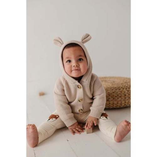 Knit Hoodie Misty Rose - Babysprouts | Maisonette