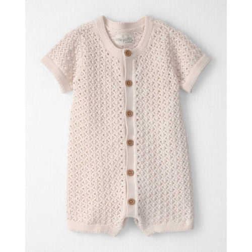 Baby Girl Organic Cotton Sweater Knit Romper - Little Planet | Carter's