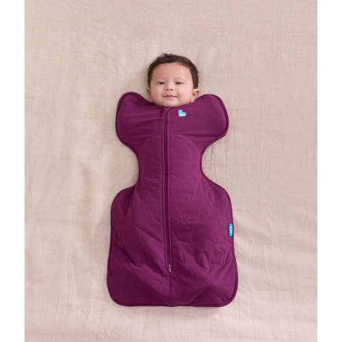 Swaddle Up™ 2.5 TOG Quilted Cotton Plum Starturn Quilted
