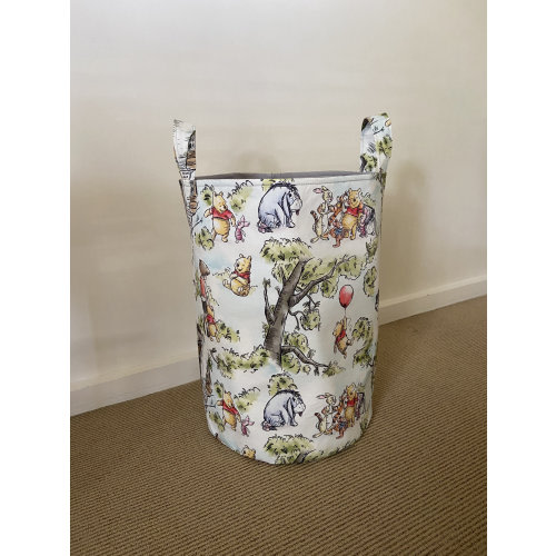 Winnie the Pooh Fabric Toy Bin, Nursery Laundry Hamper