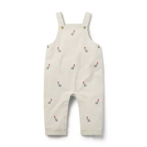 Baby Oatcake Elephant Heart Baby Embroidered Elephant Overall by Janie and Jack