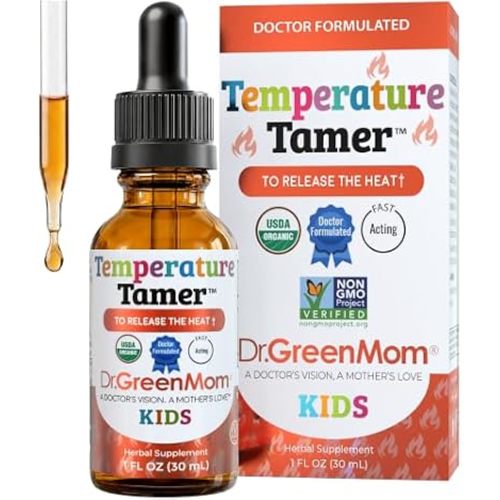 Dr. Green Mom Temperature Tamer — Cooling, Calming & Immunity Support Drops