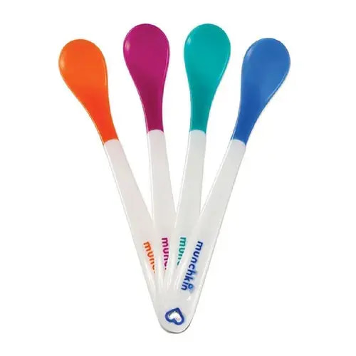 Munchkin Spoon White Hot Safety 4 Pack | Baby Bunting AU