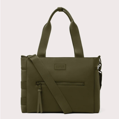 Wade Diaper Tote in dark moss
