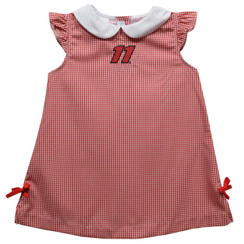 Denny Hamlin Vive La Fete Gingham A-Line Dress - Red – DH Store