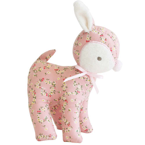 Alimrose Baby Deer Rattle - Cuddly & Cute!