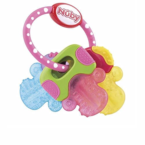 Nuby Ice Gel Teether Keys, 1 Count (Pack of 1)
