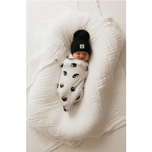 Bamboo Swaddle | Black & White Yin Yang