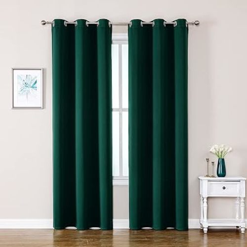 ChrisDowa Blackout Curtains for Bedroom and Living Room 72 Inches Long