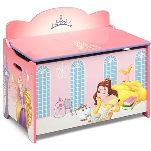 Delta Children Deluxe Toy Box, Disney Princess