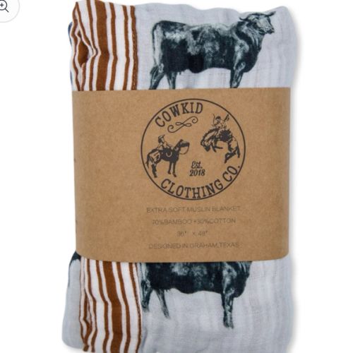 Vintage Angus Bamboo Muslin Blanket – Cowkid Clothing Company