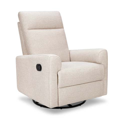 Davinci Erin Press-Back Recliner and Swivel Glider - Beach