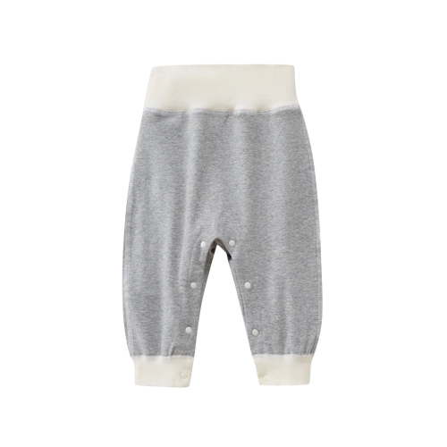 Lovzfmll Infant Boy's Pants, High Waist Snap Cotton Jogger Pants, Casual Everyday Outfits for 6-9 Months