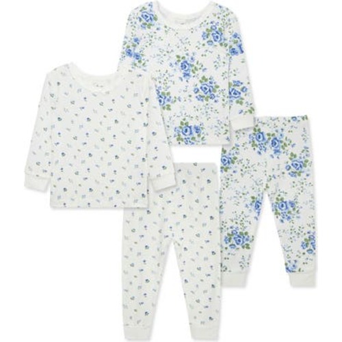 Floral Toile 2-Pack Stretch Viscose Pajama Set