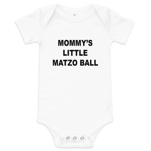 MOMMY'S LITTLE MATZO BALL ONESIE