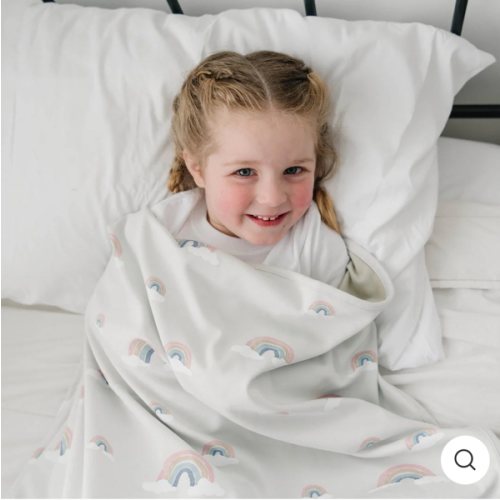 Merino Wool Toddler Blanket |Natural Merino Wool Children Sleepwear – Woolino