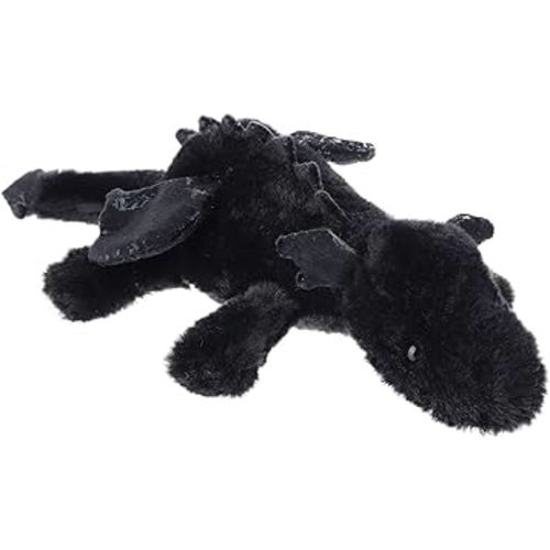 Apricot Lamb Toys Plush Black Lying Dragon Dinosaur Stuffed Animal Soft Cuddly Perfect for Child (Black Dragon,15 Inches)
