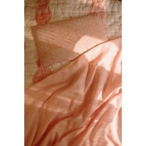 Head-shaping Mustard Rai Pillow - Orchid