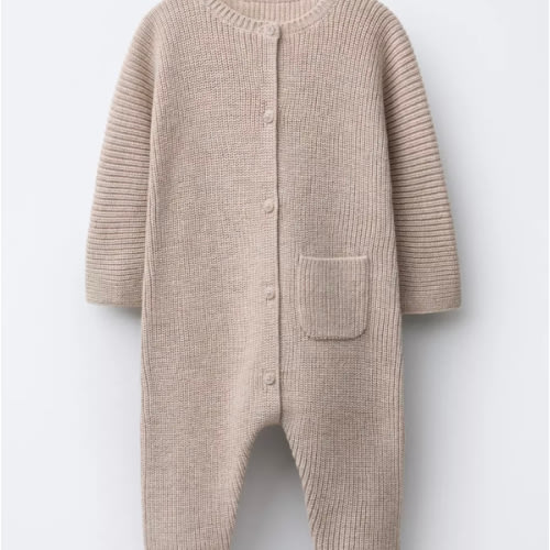 PEARL KNIT JUMPSUIT - Sand / Marl | ZARA United States