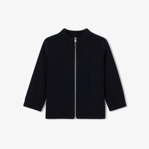 Baby boy zipped cardigan