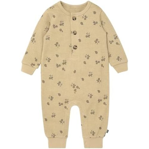 Modern Moments by Gerber baby-boys Long Sleeve Long Leg Slouch Romper