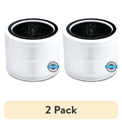 (2 pack) Levoit Core 200S-P-RF Air Purifier Replacement Air Filter for Core 200S, Core 200S-P, PlasmaPro 200S, and PlasmaPro 200S-P Series, 1 Pack