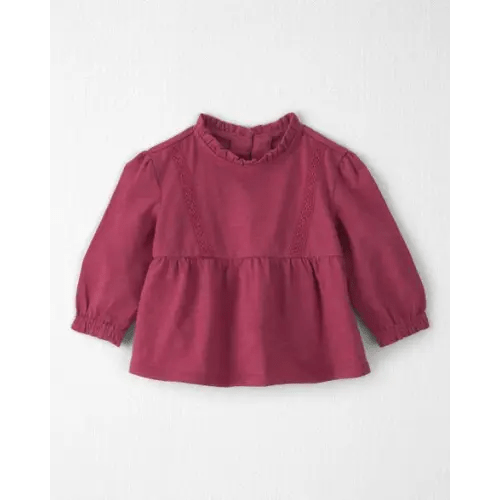 Baby Girl Organic Cotton Peplum Top - Little Planet | Carter's