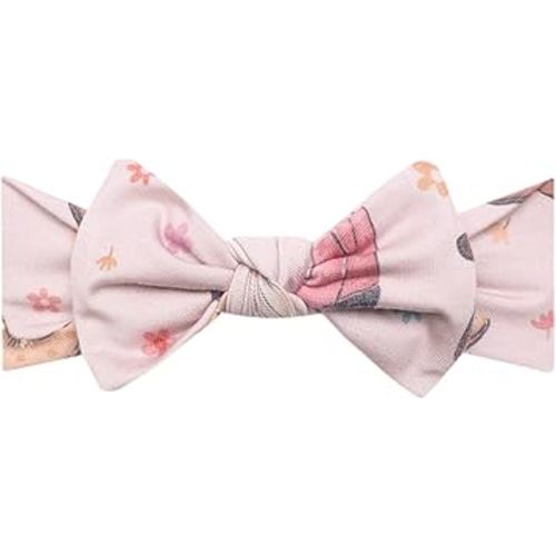 Copper Pearl Baby Stretchy Soft Knit Headband Bow Cheyenne