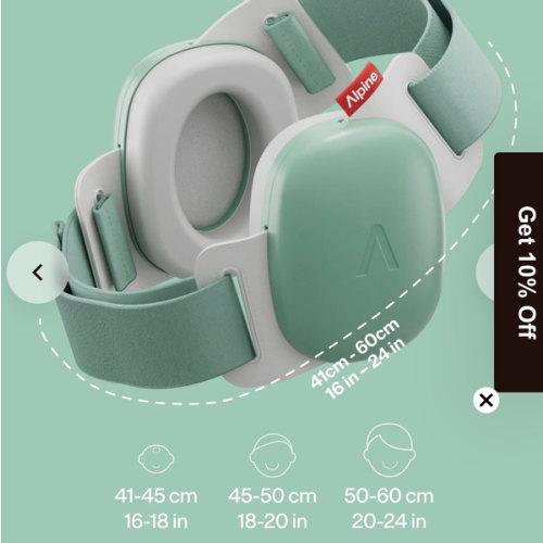 Muffy Baby Comfort Baby Ear Protection | Alpine