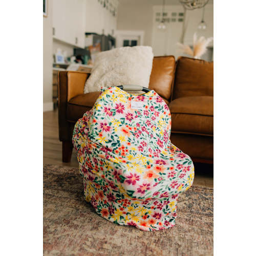 Nursing + Car Seat Cover, Spring Floral