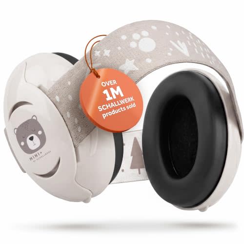 Schallwerk ® Mini+ Baby Ear Muffs – Infant Noise Cancelling Headphones, Toddler Ear Protection, Baby Headphones for Noise