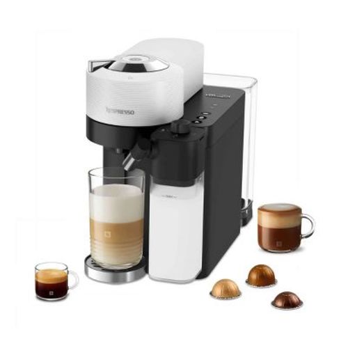 Nespresso Vertuo Lattissima Coffee and Espresso Maker by DeLonghi Matte White: Single Serve, Automatic Shut-Off, Electric Frother