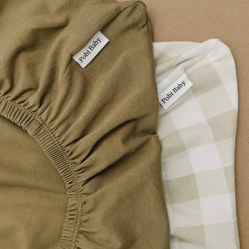2 Pack fitted baby sheets mini crib bed sheet cotton bedding crib sheets girls mini crib sheets boys changing pad cover portable sheet bassinet