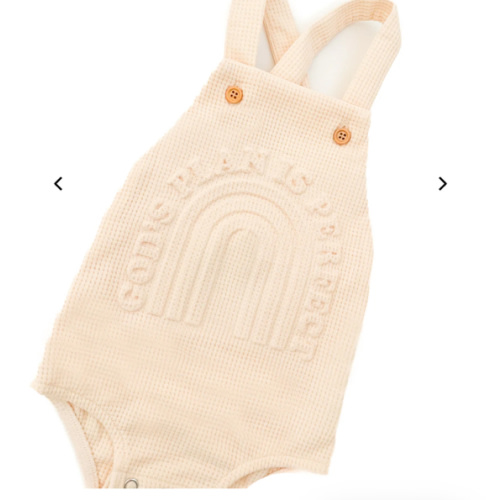 God's Plan is Perfect Waffle Romper – OUR HOUSE ABOVE
