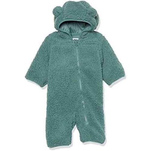 Amazon Essentials Unisex Babies' Sherpa Fleece Bunting Suit