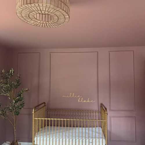 Cursive Nursery Name | Name Over Crib | Dainty Baby Decor